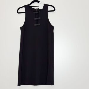 New H&M Bow Detail Sleeveless Mini Dress Women's Size XS